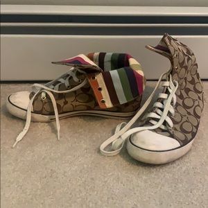 COACH BONNEY HIGH TOP SNEAKERS